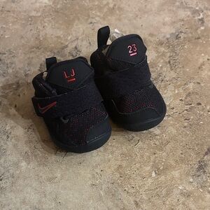 Nike Kids Black and Pink Sneakers